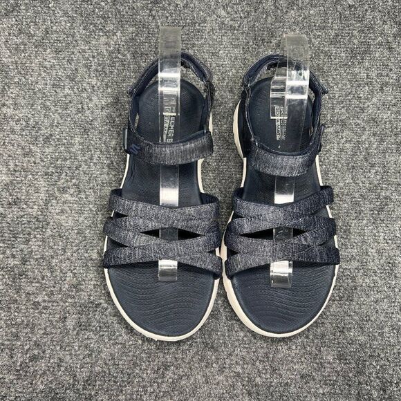 Skechers On The Go Flex-Finest Sandals Women's 8W Blue Athletic Active Outdoor - Picture 3 of 13